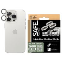 SAFE by PanzerGlass Kameraprotektor für das Apple iPhone 16 Pro / 16 Pro Max - Glitter Silver