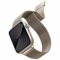 Uniq Dante Mesh-Stahlarmband für das  Apple Watch Series 1 t/m 11 / SE / Ultra (44/45/46/49 mm) - Starlight