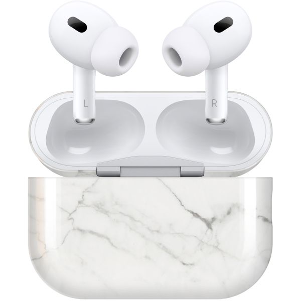 imoshion Hardcover Case für das AirPods Pro 2 - White Marble