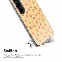 imoshion  Design Hülle für das Samsung Galaxy S23 - Sunny Yellow Petite Flowers