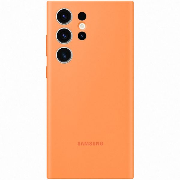 Samsung Original Silikon Cover für das Galaxy S23 Ultra - Orange