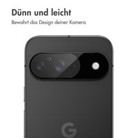 imoshion Kameraprotektor aus Glas 2er-Pack für das Google Pixel 9 - Schwarz