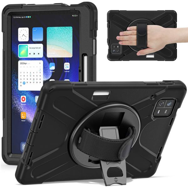 imoshion Tablet Cover mit Handriemen für das Xiaomi Pad 6 / 6 Pro - Schwarz