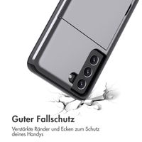 imoshion Backcover mit Kartenfach für das Samsung Galaxy S21 FE - Grau