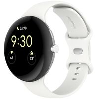 imoshion Silikonarmband für die Google Pixel Watch 3 - 45 mm - Größe L - Weiß