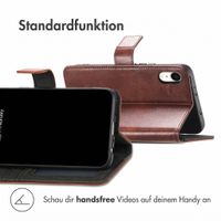 imoshion Luxuriöse Klapphülle Apple iPhone Xr - Dunkelbraun