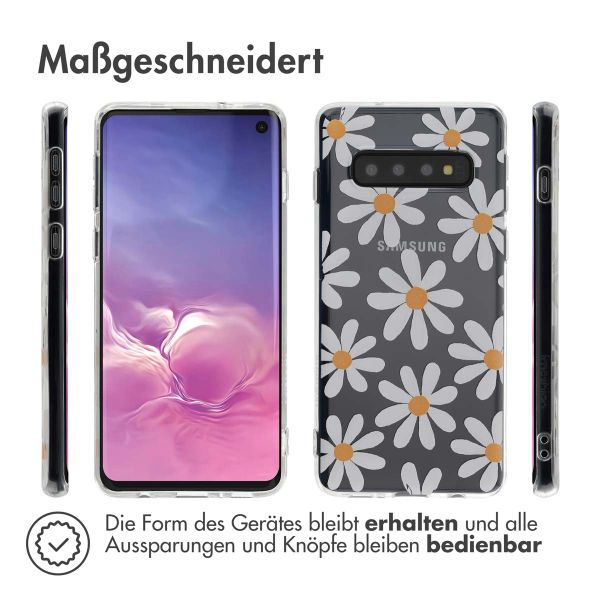 imoshion Design Hülle für das Samsung Galaxy S10 - Daisy flower