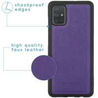imoshion Luxuriöse Portemonnaie-Klapphülle Samsung Galaxy A51 - Violett