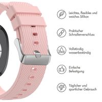 imoshion Flexibles Silikonarmband für Samsung Galaxy Watch 9 (40/44mm) / Watch 8 (40/44mm) / Classic (46mm) - Rosa