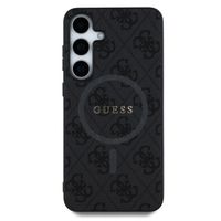 Guess Classic 4G Logo Backcover MagSafe Samsung Galaxy S25 Plus - Schwarz