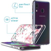 imoshion Design Hülle Samsung Galaxy A40 - Blume - Rosa