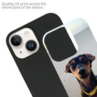 Gestalte deine eigene Apple iPhone 15 Gel Hülle - Schwarz