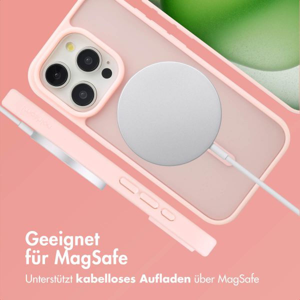 imoshion Color Guard Back Cover mit MagSafe für das iPhone 15 Pro - Hellrosa