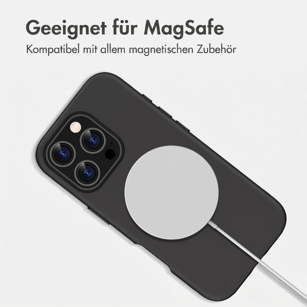 imoshion Color Backcover mit Thin MagSafe Ring Apple iPhone 16 Pro - Schwarz