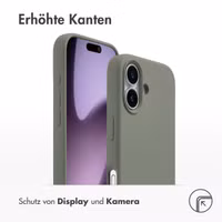 Accezz Liquid Silikoncase mit MagSafe Apple iPhone 17 - Cooper Green