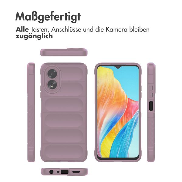 imoshion EasyGrip Back Cover für das Oppo A18 / Oppo A38 - Violett