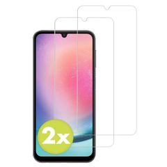 Accezz Displayschutz 2er-pack aus gehärtetem Glas Samsung Galaxy A25 (5G)