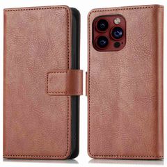 imoshion Luxuriöse Klapphülle Apple iPhone 15 Pro Max - Braun
