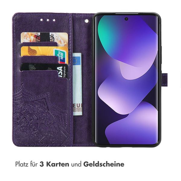 imoshion Mandala Klapphülle Xiaomi Redmi Note 15 (4G) - Violett