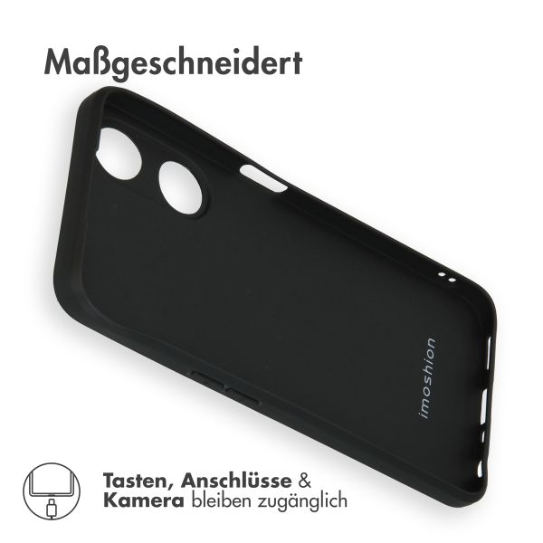 imoshion Color TPU Hülle für das Oppo A78 (4G) - Schwarz