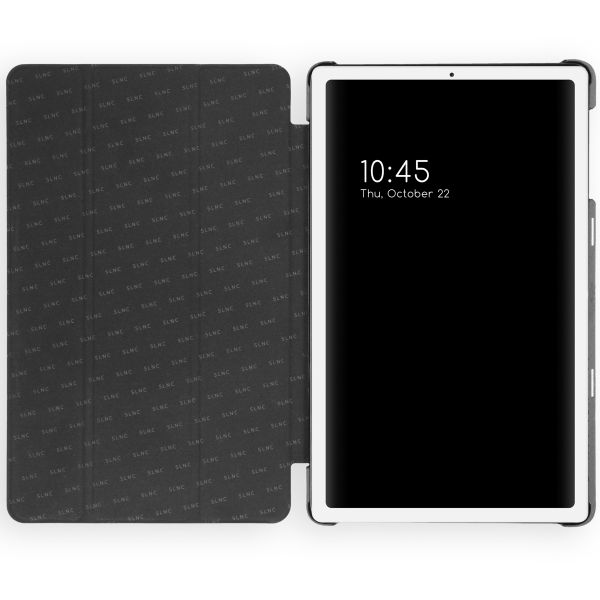 Selencia Trifold Klapphülle aus veganem Leder Galaxy Tab A 10.1 2019