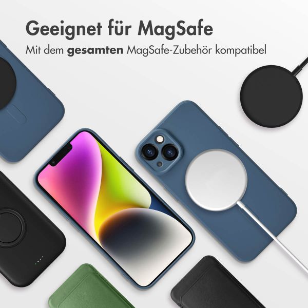 imoshion Color Back Cover mit MagSafe Apple iPhone 14 - Dunkelblau