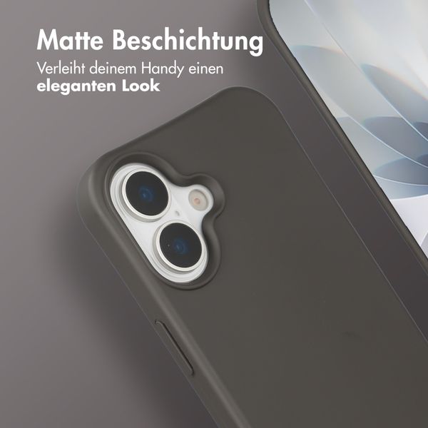 imoshion Color Backcover mit abnehmbarem Handykette und MagSafe Apple iPhone 17 - Black Coffee