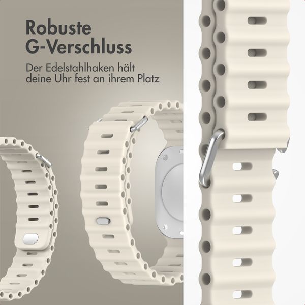 Accezz Ocean Armband für Apple Watch Series 1 - 11 / SE / Ultra (44/45/46/49 mm) - Polarstern