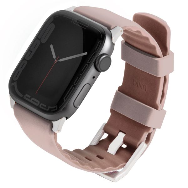 Uniq Linus AiroSoft™ Silikonarmband für das  Apple Watch Series 1 t/m 9 / SE (38/40/41 mm) | Series 10 / 11 (42 mm) - Rose Pink