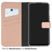 Selencia Echtleder Klapphülle für das Samsung Galaxy A35 - Dusty Pink