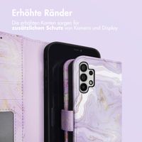 imoshion Design Klapphülle für das Samsung Galaxy A32 (5G) - Purple Marble