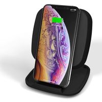 Zens Fast Wireless Charger Stand - Kabelloses Ladegerät - Mit Ladekabel - 10 Watt - Schwarz