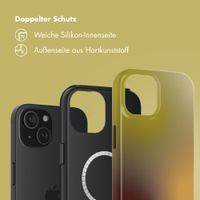 Selencia Vivid Rückabdeckung mit MagSafe Apple iPhone 15 - Gradient Olive Dust