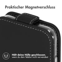 Accezz Flip Case Schwarz für das Apple iPhone Xr