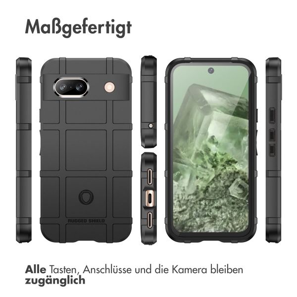 imoshion Rugged Shield Backcover für das Google Pixel 8a - Schwarz