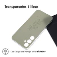 imoshion Design Hülle Samsung Galaxy A35 - Floral Green