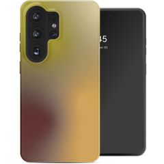 Selencia Vivid Back Cover Samsung Galaxy S26 Ultra - Gradient Olive Dust