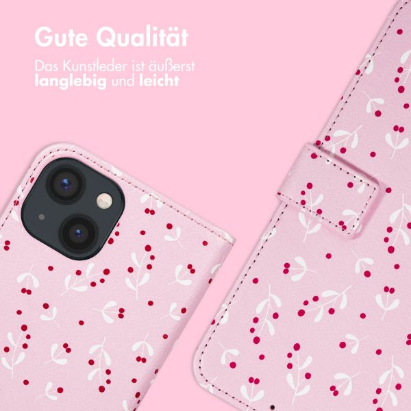 imoshion Design Klapphülle Apple iPhone 13 - Blush Berries