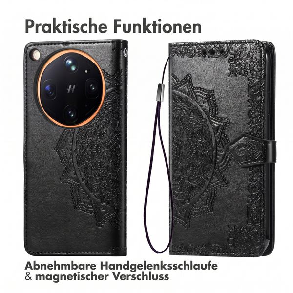 imoshion Mandala Klapphülle Oppo Find X9 Ultra - Schwarz