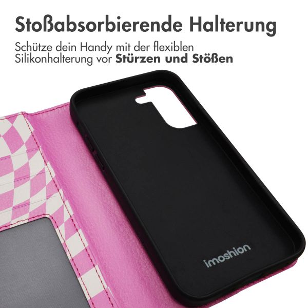 imoshion Design Klapphülle für das Samsung Galaxy S21 FE - Retro Pink