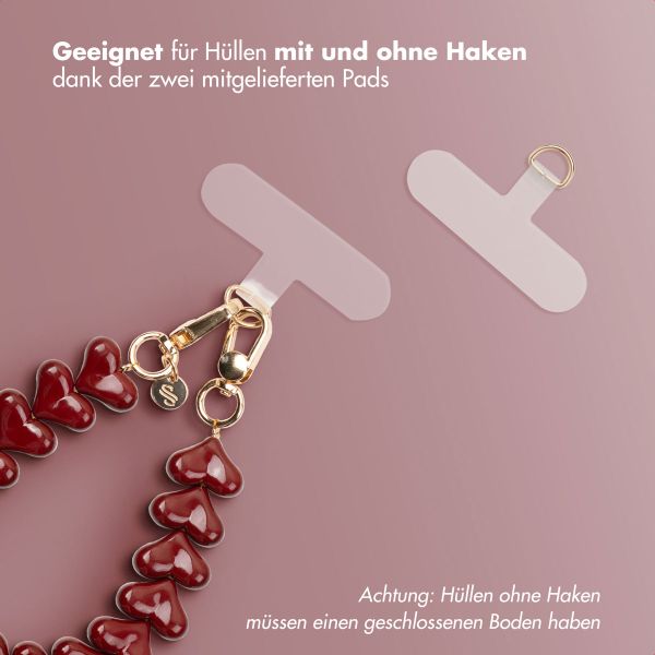 Selencia Lova Handgelenkbande - Burgundy