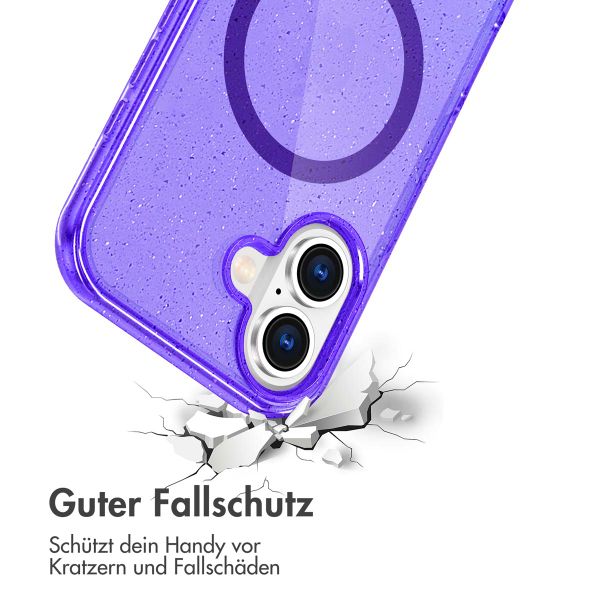 imoshion Sparkle Back Cover mit MagSafe Apple iPhone 17 - Violett