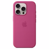 Apple Silikon-Case MagSafe für das Apple iPhone 16 Pro - Fuchsia