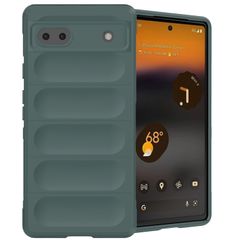 imoshion EasyGrip Back Cover für das Google Pixel 6a - Dunkelgrün