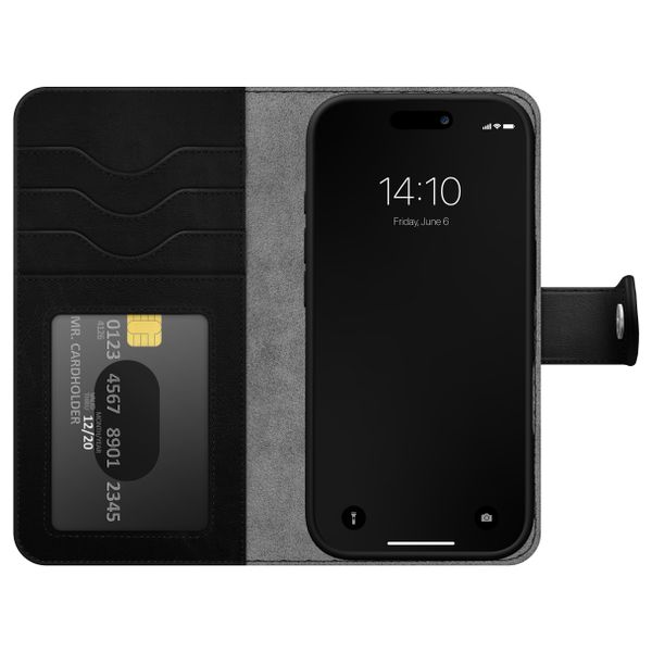 iDeal of Sweden Magnet Wallet+ Klapphülle Apple iPhone 16 - Black