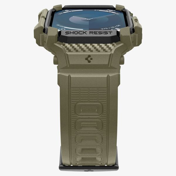 Spigen Rugged Armor™ Pro Case für Apple Watch Series 10 / 11 - 46 mm - Vintage Khaki