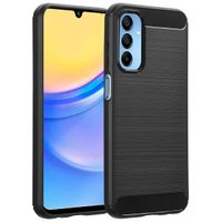 imoshion Brushed Back Cover für das Samsung Galaxy A15 (5G/4G) - Schwarz