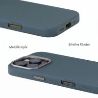Accezz Mesh Backcover mit MagSafe Apple iPhone 16 Pro - Dunkelblau