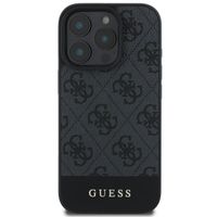 Guess Bottom Stripe 4G Back Cover Apple iPhone 16 Pro Max - Grau