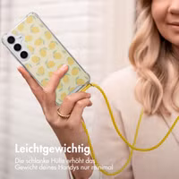 imoshion Design Hülle mit Band Samsung Galaxy S25 - Citrus Dream